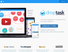 Tablet Screenshot of droptask.com